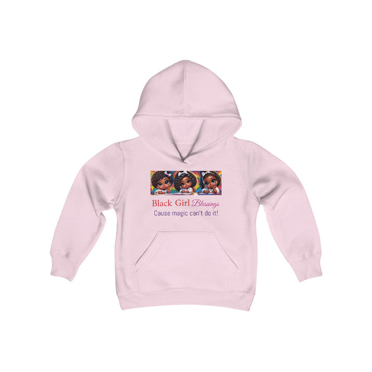 Black Girl Blessing Youth Hooded Sweatshirt