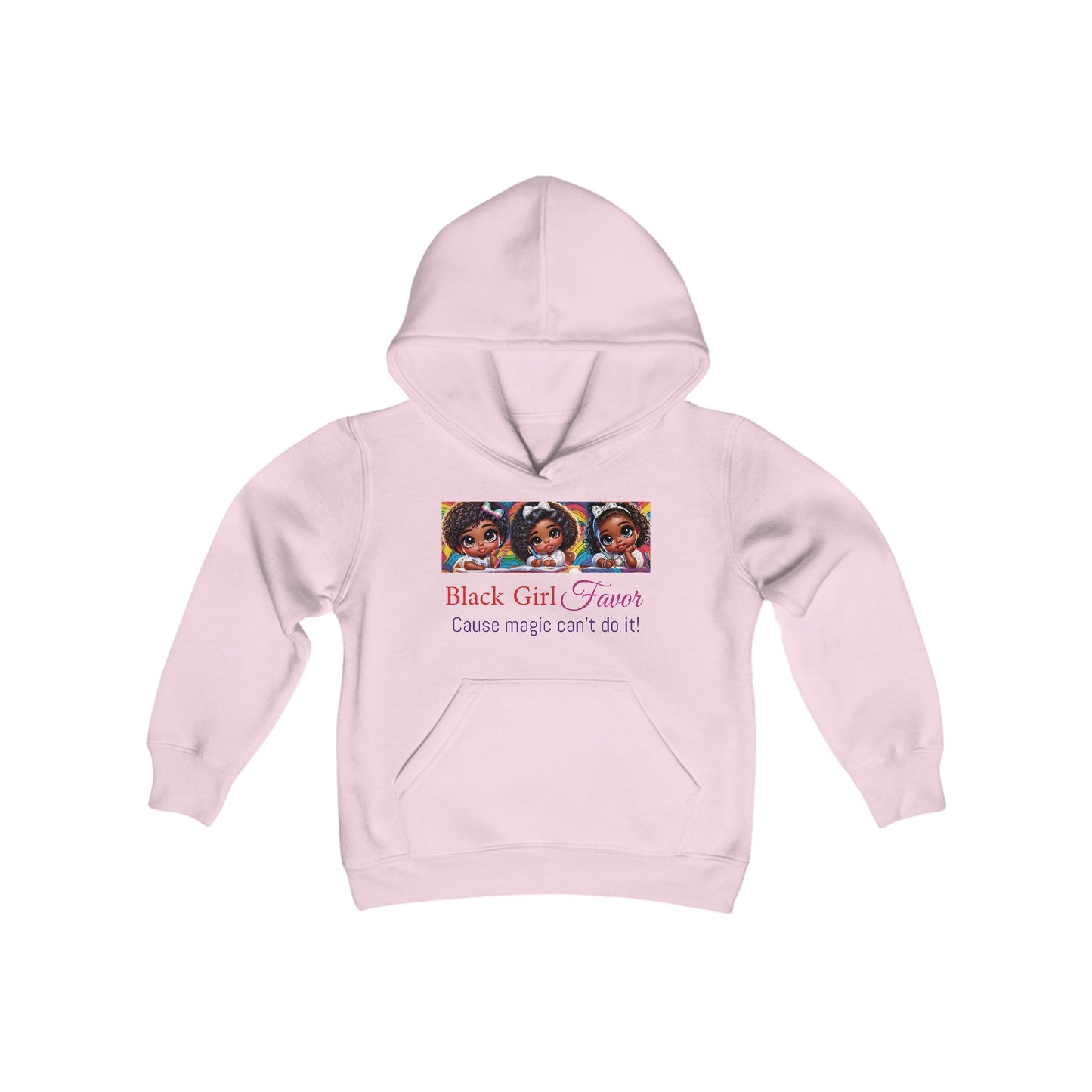 Black Girl Favor Youth Hooded Sweatshirt