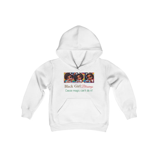 Black Girl Blessing Youth Hooded Sweatshirt